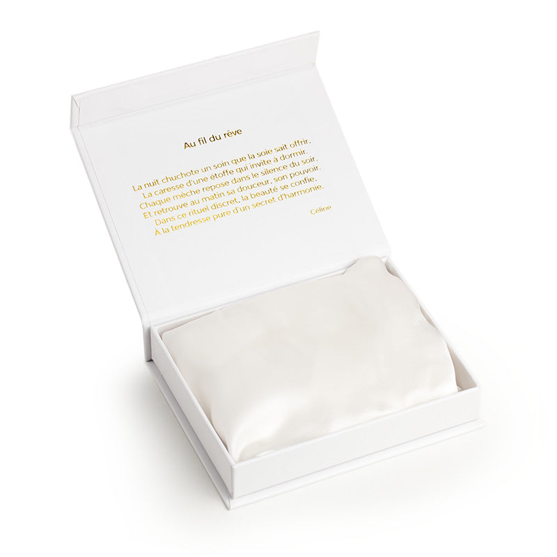 Bonnet de nuit en soie à élastique